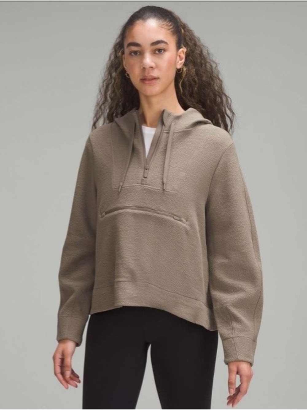 Lululemon Textured Half-Zip Hoodie size 6